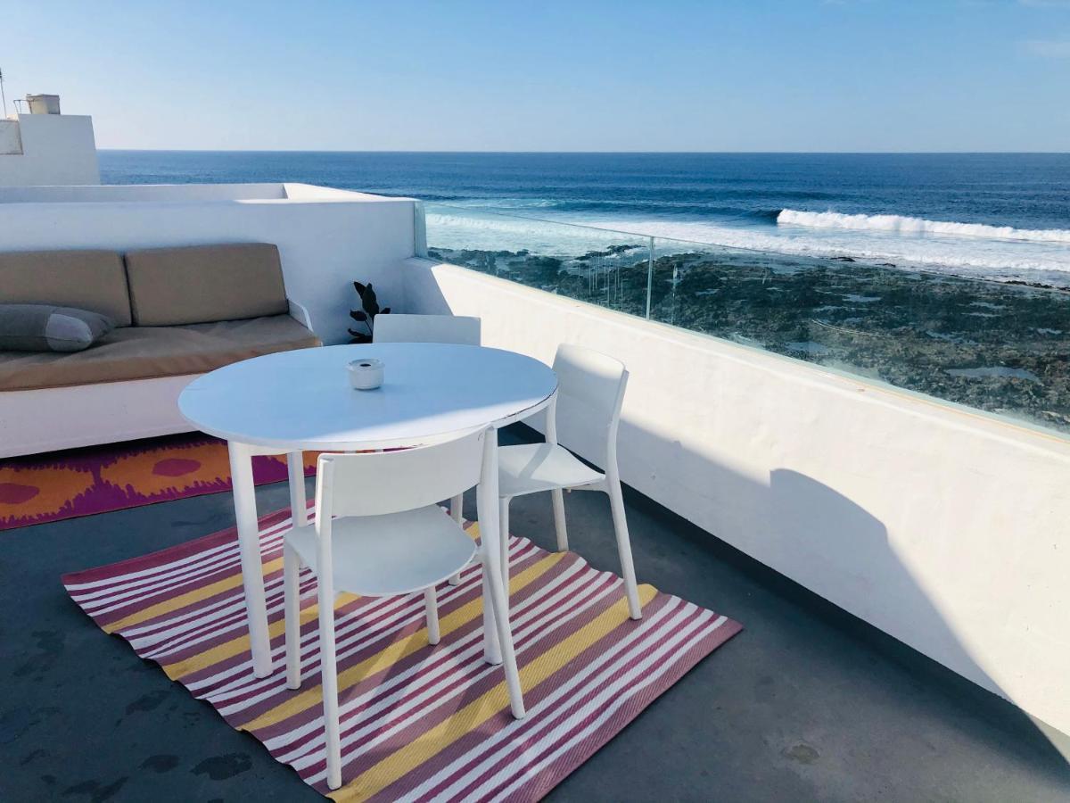Casa Anclada En La Santa- 4 Apartamentos Frente Al Mar- 1ª Linea Solarium Barbacoa المظهر الخارجي الصورة